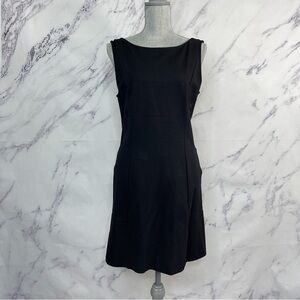 Juicy Couture | Black Sleeveless Knit Dress w/ Back Bow Detail | L